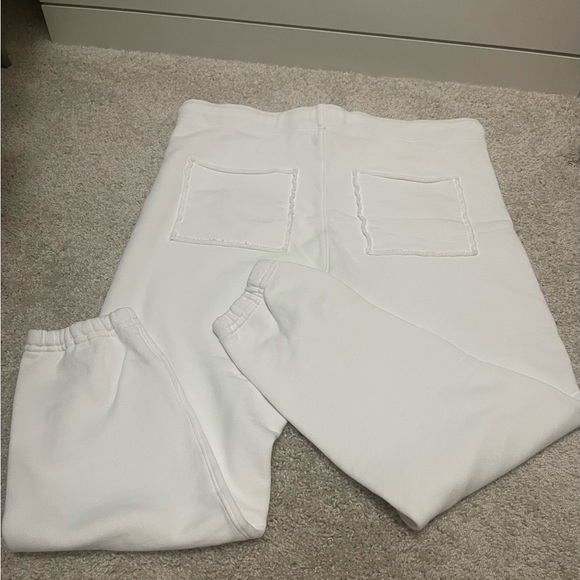 Frank & Eileen White Jogger Sweatpants Fleece Eamon - Picture 4 of 5